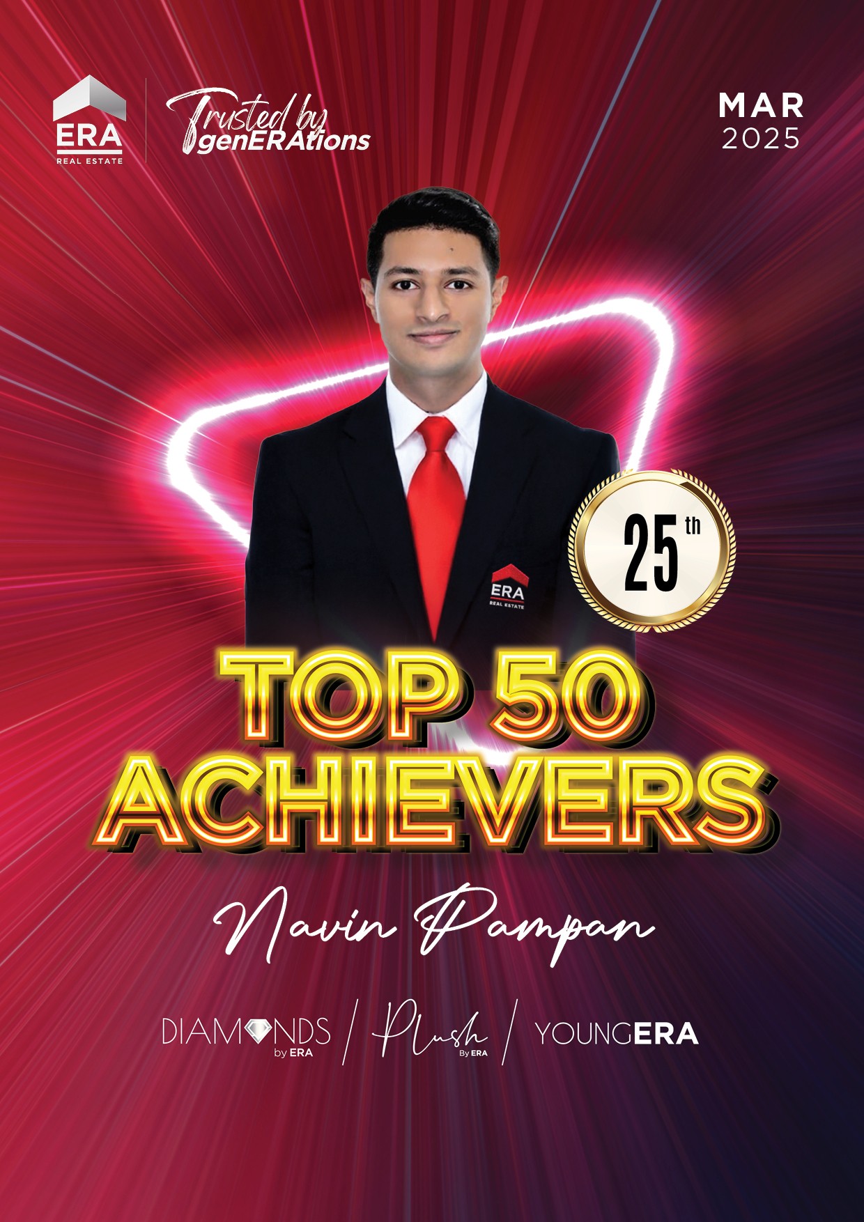 ERA Top 50 Achiever (March 2025)